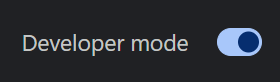Enable Developer Mode
